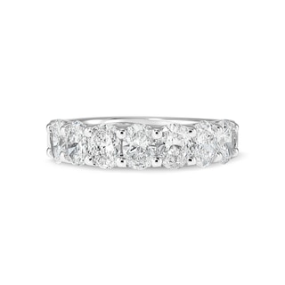 2 CT. T.W. Oval Lab-Grown Diamond Ring in 14K White Gold (F/VS2)
