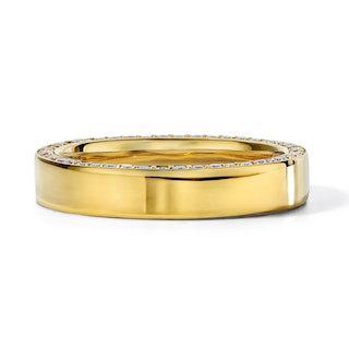 5/8 CT. T.W. Lab-Grown Diamond Pavé Wedding Band in 10K Gold (F/VS2)