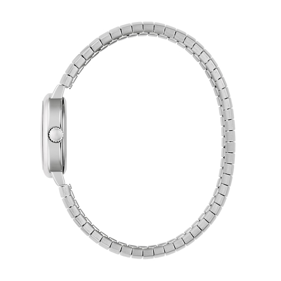 Ladies' Caravelle by Bulova Stainless Steel Watch with Mother-of-Pearl Dial and Expansion Bracelet (Model: 43L230)