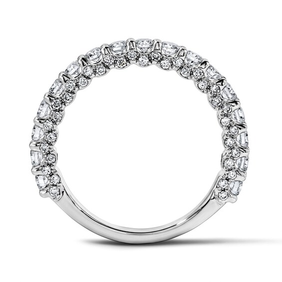 Vera Wang Love 1 CT. T.w. Lab-Grown Diamond Band in 14K White Gold