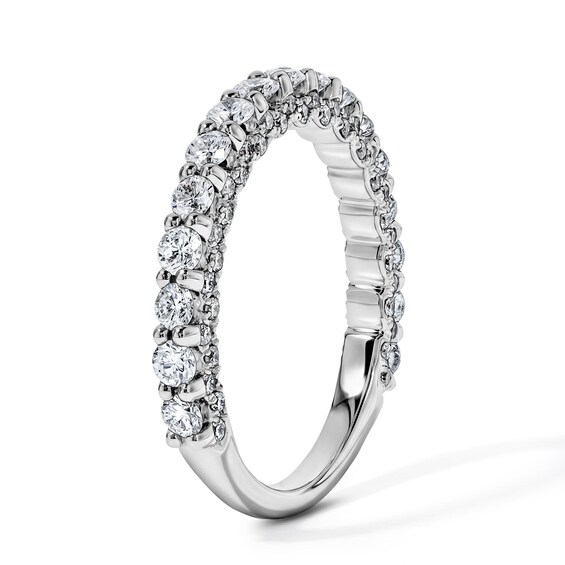 Vera Wang Love 1 CT. T.w. Lab-Grown Diamond Band in 14K White Gold