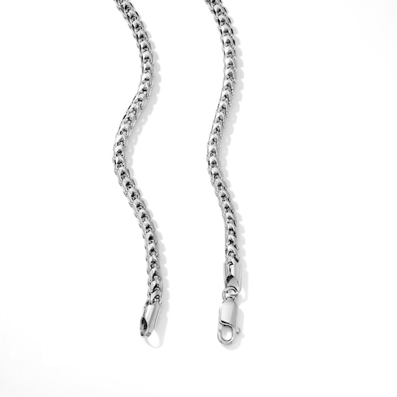 3.9mm Franco Chain Necklace in Solid Sterling Silver - 22"