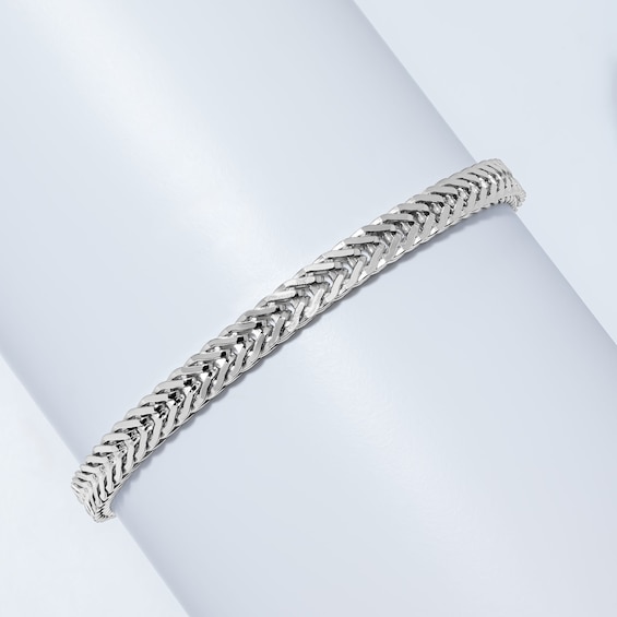 5.65mm Foxtail Chain Bracelet in Sterling Silver  - 8.5"