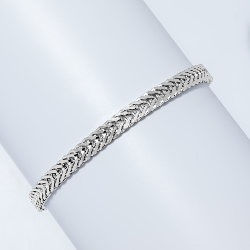 Main Image 1 of 5.65mm Foxtail Chain Bracelet in Sterling Silver - 8.5"
