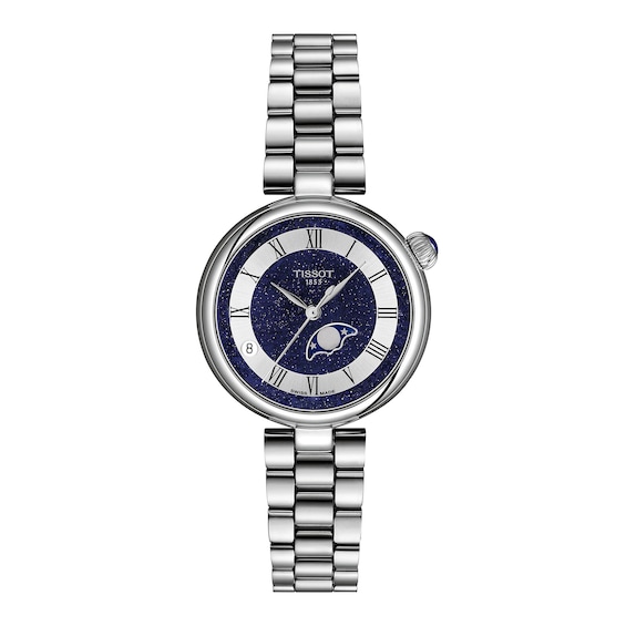 Ladies Tissot Desir Stainless Steel Watch with Blue Dial Model T1522231149300