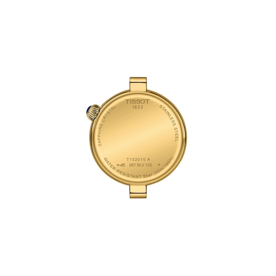 Ladies' Tissot Desir Gold-Tone PVD Stainless Steel Watch with Mother-of-Pearl Dial (Model: T1520103311800)