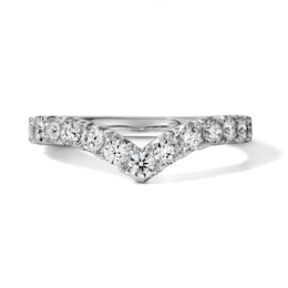 3/4 CT. T.W. Lab-Grown Diamond Contour Wedding Band in 14K White Gold (F/VS2)