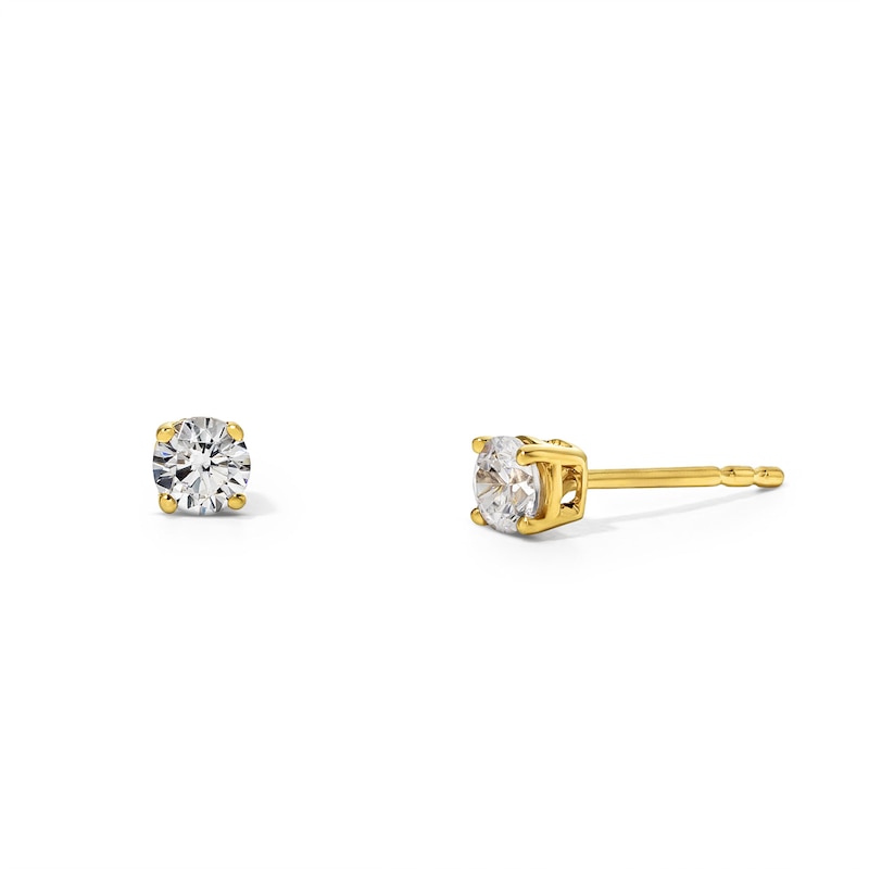 Main Image 1 of 1/2 CT. T.W. Diamond Solitaire Earrings in 14K Gold