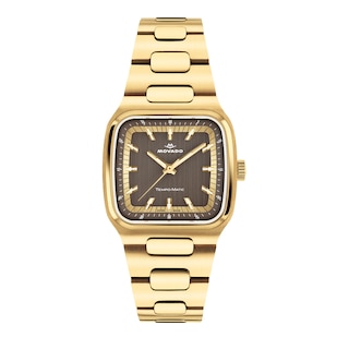 Men's Movado Heritage Tempo-Matic Gold-Tone Stainless Steel Watch with Gray Dial (Model: 3650265)