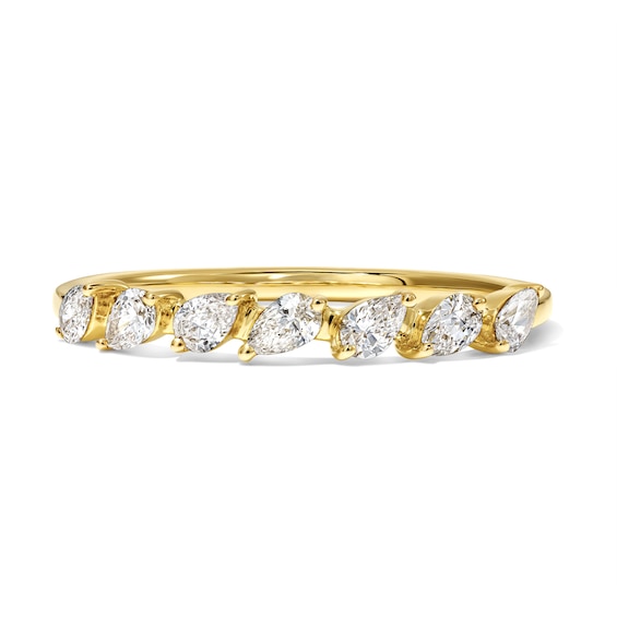 1/4 CT. T.W. Pear-Shaped Lab-Grown Diamond Stackable Band in 10K Gold (F/VS2)
