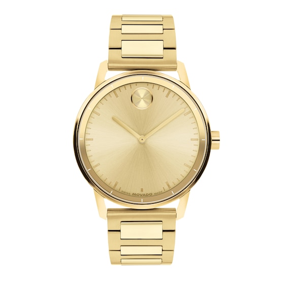 Men's Movado Bold® Echo Gold-Tone Stainless Steel Watch with Gold-Tone Dial (Model: 3601407)