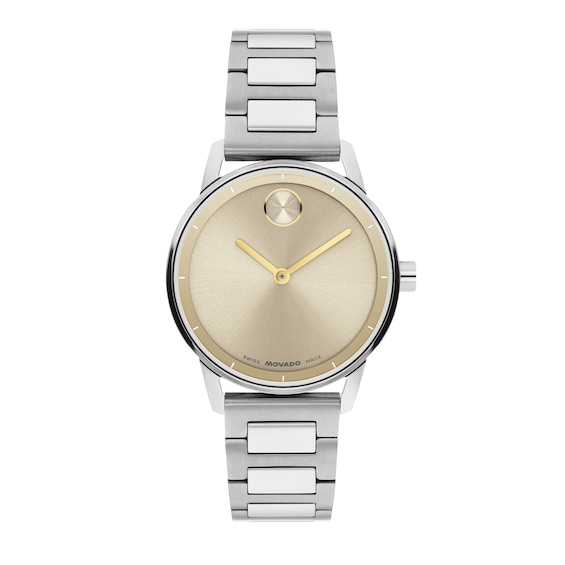 Ladies' Movado Bold® Echo Stainless Steel Watch with Champagne Dial (Model: 3601412)