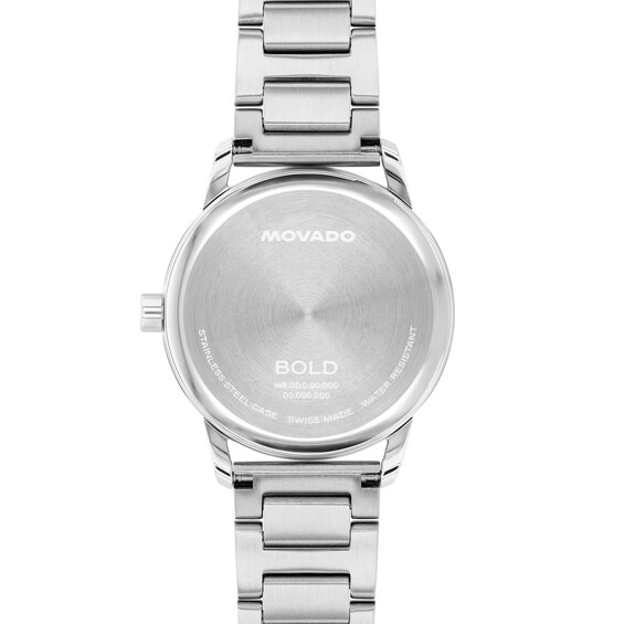 Ladies' Movado Bold® Echo Stainless Steel Watch with Champagne Dial (Model: 3601412)