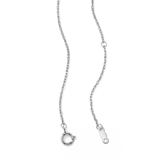 1/4 CT. T.w. Princess-Cut Diamond Solitaire Pendant Necklace in Sterling Silver - 18"