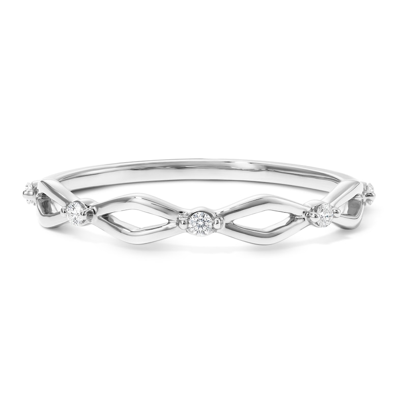 Main Image 1 of 1/20 CT. T.W. Lab-Grown Diamond Ring in 10K White Gold (F/VS2)