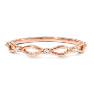 1/20 CT. T.W. Lab-Grown Diamond Ring in 10K Rose Gold (F/VS2)