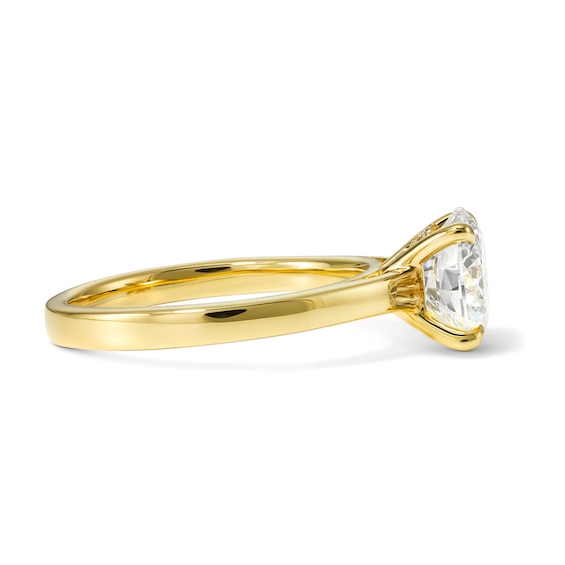 2 CT. T.w. Certified Diamond Solitaire Engagement Ring in 14K Gold (H/Si2)