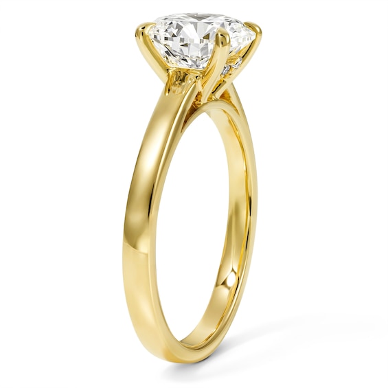 2 CT. T.w. Certified Diamond Solitaire Engagement Ring in 14K Gold (H/Si2)