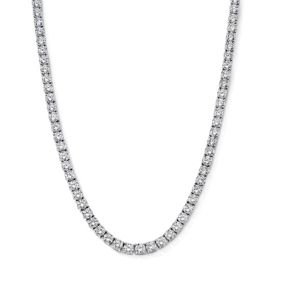 20 CT. T.w. Certified Lab-Grown Diamond Tennis Necklace in Sterling Silver (F/Si2) - 18"