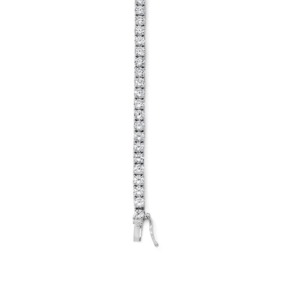 20 CT. T.w. Certified Lab-Grown Diamond Tennis Necklace in Sterling Silver (F/Si2) - 18"