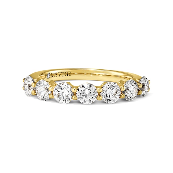 1-1/2 CT. T.W. Lab-Grown Diamond Seven-Stone Ring in 14K Gold (F/VS2)
