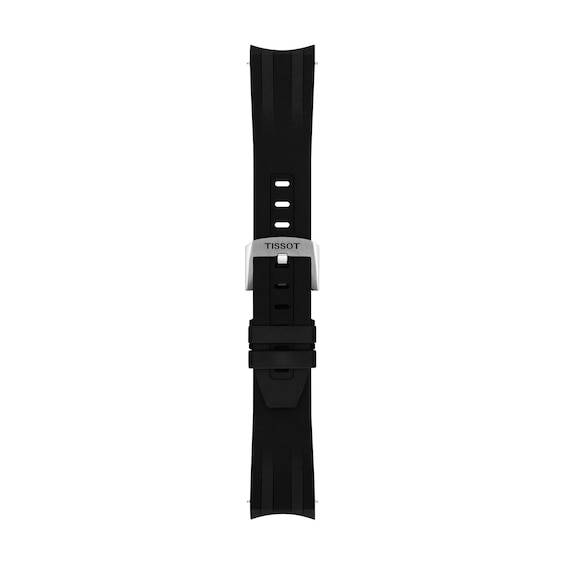 Men's Tissot Supersport Chrono Two-Tone Stainless Steel Watch with Black Rubber Strap (Model: T1254172705100)