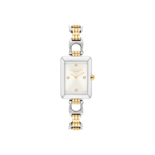 Ladies' Coach Mara Two-Tone Stainless Steel Watch with Crystal Accents (Model: 14504696)