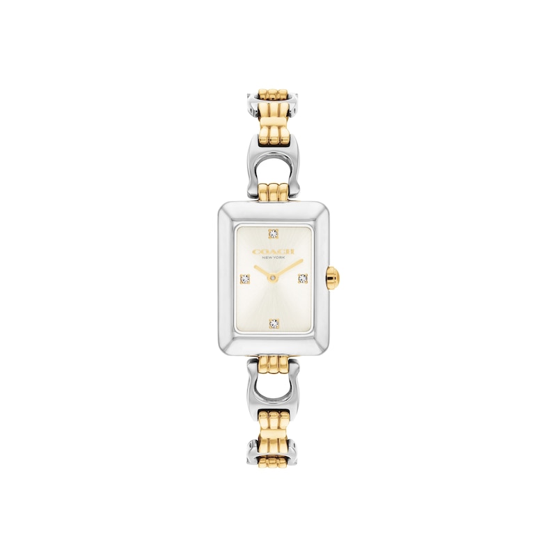 Main Image 1 of Ladies' Coach Mara Two-Tone Stainless Steel Watch with Crystal Accents (Model: 14504696)