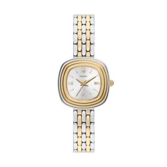 Ladies' Fossil Emerson Two-Tone Stainless Steel Watch (Model: ES5509)