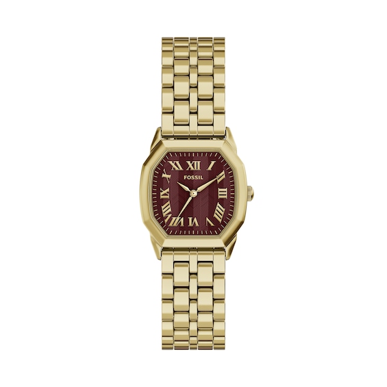 Ladies' Fossil Harlow Gold-Tone Stainless Steel Watch (Model: ES5511)