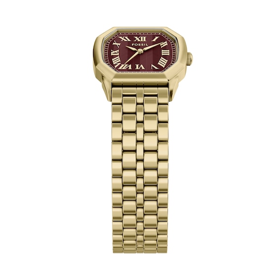 Ladies' Fossil Harlow Gold-Tone Stainless Steel Watch (Model: Es5511)