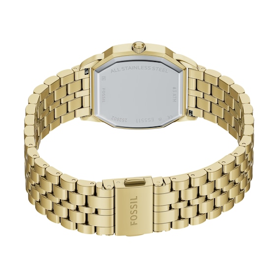 Ladies' Fossil Harlow Gold-Tone Stainless Steel Watch (Model: Es5511)