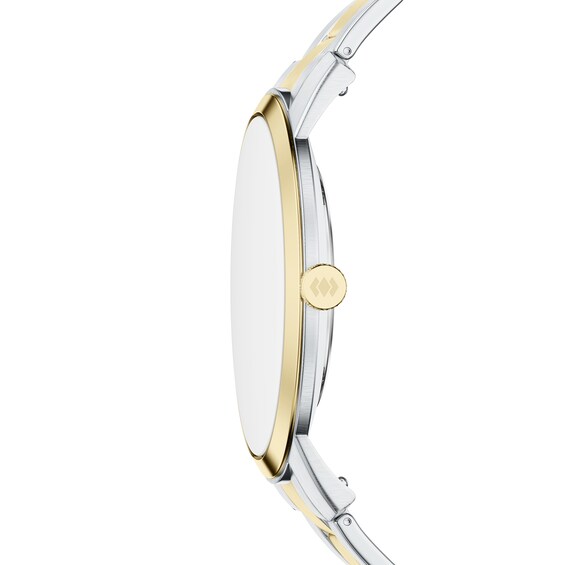 Men's Fossil Minimalist Two-Tone Stainless Steel Watch (Model: Fs6182)