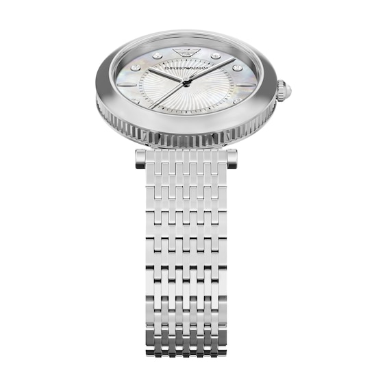 Ladies' Emporio Armani Archelia Stainless Steel Watch with Crystal Accents (Model: Ar11807)