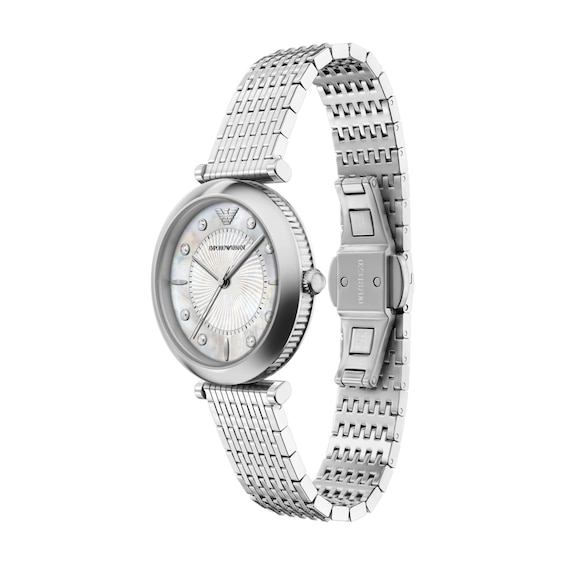 Ladies' Emporio Armani Archelia Stainless Steel Watch with Crystal Accents (Model: Ar11807)