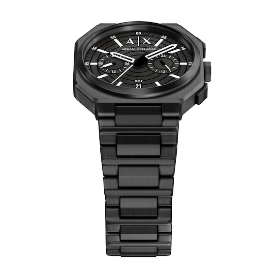Armani Exchange Black IP Stainless Steel Chronograph Watch (Model: Ax1478)