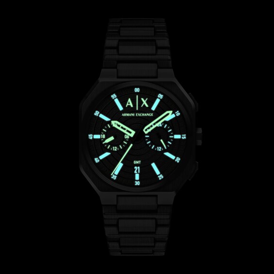 Armani Exchange Black IP Stainless Steel Chronograph Watch (Model: Ax1478)