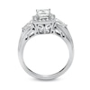 Thumbnail Image 3 of Previously Owned - 2 CT. T.W. Princess-Cut Diamond Frame Bridal Set in 14K White Gold