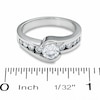 Thumbnail Image 3 of Previously Owned - 1 CT. T.W. Diamond Bezel Set Engagement Ring in 14K White Gold