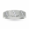 Thumbnail Image 0 of Previously Owned - Men's 1/4 CT. T.W. 9-Stone Diamond Wedding Band in 14K White Gold