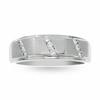 Thumbnail Image 1 of Previously Owned - Men's 1/4 CT. T.W. 9-Stone Diamond Wedding Band in 14K White Gold