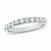 Thumbnail Image 1 of Previously Owned - 1/2 CT. T.W. Celebration Diamond® Contour Band in 18K White Gold