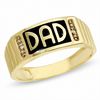 Thumbnail Image 1 of Previously Owned - 10K Gold "Dad" Ring with Diamond Accents