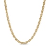 Thumbnail Image 1 of Previously Owned - 4.0mm Diamond-Cut Glitter Rope Chain Necklace in 10K Gold - 22"
