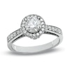 Thumbnail Image 1 of Previously Owned - 1 CT. T.W. Diamond Tulip Ring in 14K White Gold