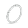 Thumbnail Image 2 of Previously Owned - 1/8 CT. T.W. Colorless Diamond Wedding Band in 18K White Gold