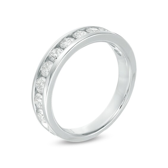Previously Owned - 1 CT. T.w. Diamond Channel Band in 14K White Gold