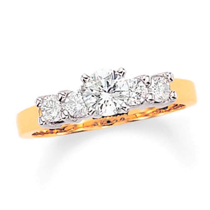 Main Image 1 of Previously Owned - 3/4 CT. T.W. Diamond Engagement Ring in 14K Gold