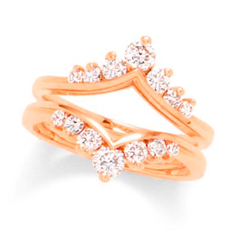 Main Image 1 of Previously Owned - 3/4 CT. T.W. Diamond Solitaire Enhancer in 14K Gold