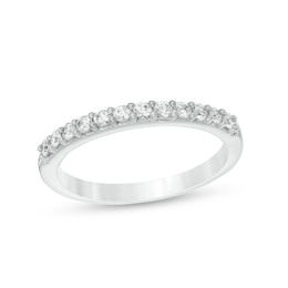 Previously Owned - 1/3 CT. T.W. Colorless Diamond Wedding Band in 18K White Gold